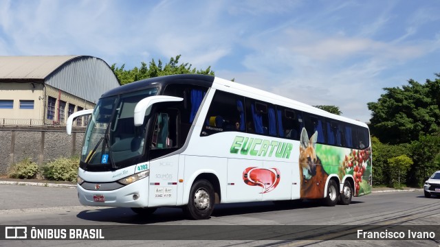Eucatur - Empresa União Cascavel de Transportes e Turismo 4702 na cidade de São Paulo, São Paulo, Brasil, por Francisco Ivano. Número da foto: #13156575.
