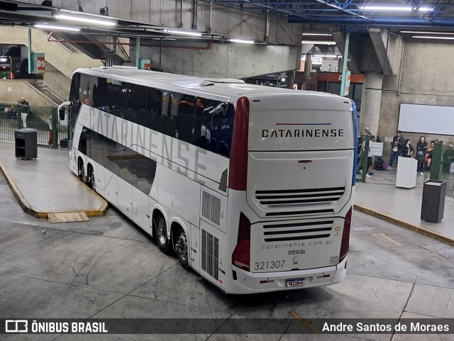 Auto Viação Catarinense 321307 na cidade de São Paulo, São Paulo, Brasil, por Andre Santos de Moraes. Número da foto: #13154435.