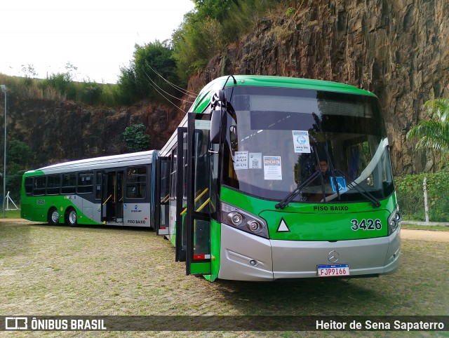 VB Transportes e Turismo 3426 na cidade de Campinas, São Paulo, Brasil, por Heitor de Sena Sapaterro. Número da foto: #13156259.