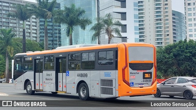 Auto Viação Marechal Brasília 448699 na cidade de Brasília, Distrito Federal, Brasil, por Leozinho Sensação. Número da foto: #13156729.