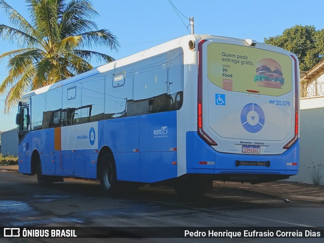 HP Transportes Coletivos 20.579 na cidade de Aparecida de Goiânia, Goiás, Brasil, por Pedro Henrique Eufrasio Correia Dias. Número da foto: #13156719.