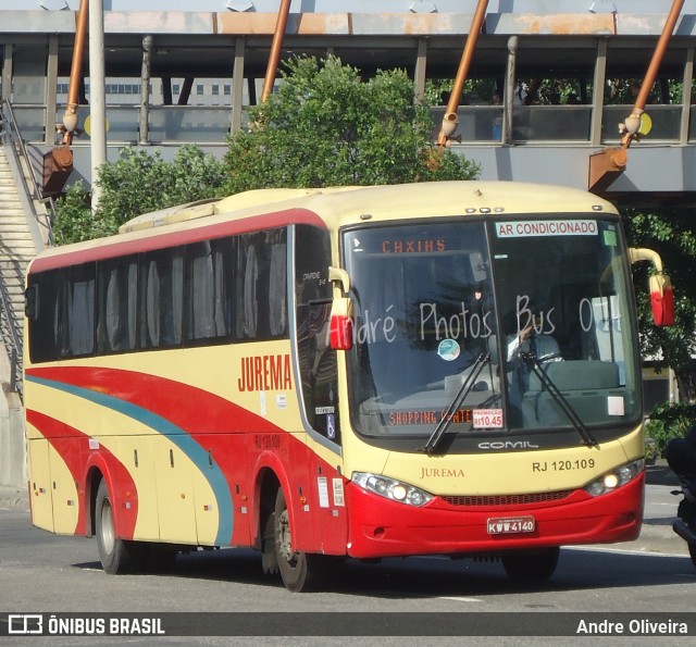 Auto Viação Jurema RJ 120.109 na cidade de Rio de Janeiro, Rio de Janeiro, Brasil, por Andre Oliveira. Número da foto: #13156925.