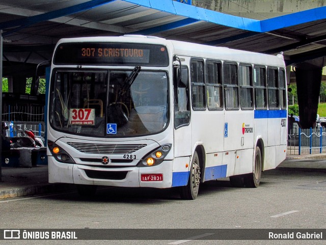 Transporte Tropical 4283 na cidade de Aracaju, Sergipe, Brasil, por Ronald Gabriel. Número da foto: #13155992.