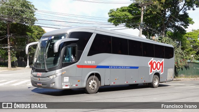 Auto Viação 1001 RJ 108.171 na cidade de São Paulo, São Paulo, Brasil, por Francisco Ivano. Número da foto: #13157027.