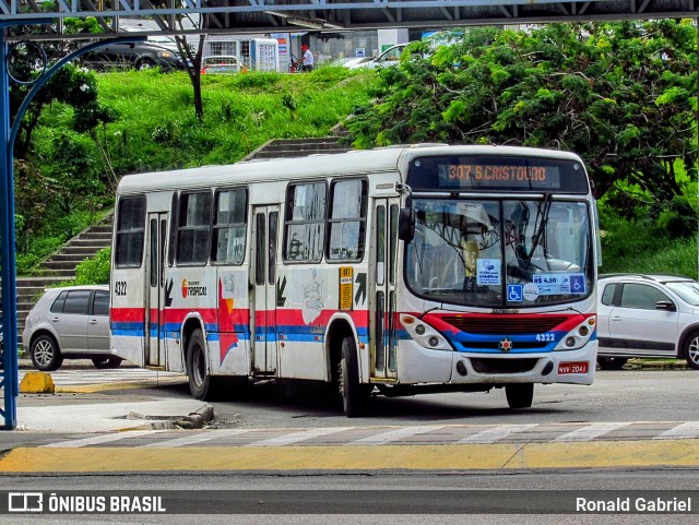 Transporte Tropical 4322 na cidade de Aracaju, Sergipe, Brasil, por Ronald Gabriel. Número da foto: #13155979.