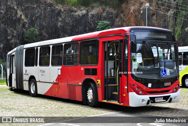 Itajaí Transportes Coletivos 2972 na cidade de Campinas, São Paulo, Brasil, por Julio Medeiros. Número da foto: #13155998.