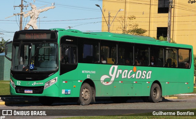 Viação Graciosa 82 na cidade de Paranaguá, Paraná, Brasil, por Guilherme Bomfim. Número da foto: #13157056.