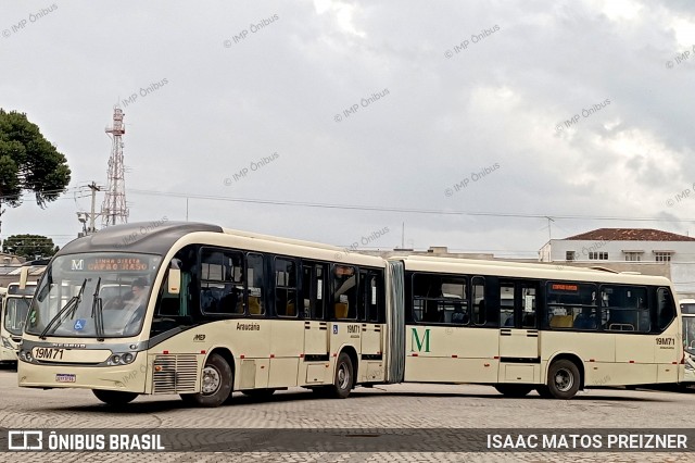 Araucária Transportes Coletivos 19M71 na cidade de Araucária, Paraná, Brasil, por ISAAC MATOS PREIZNER. Número da foto: #13156717.