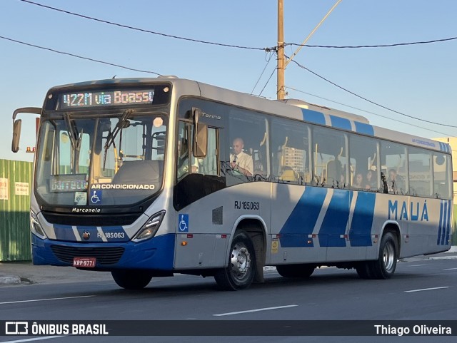 Viação Mauá RJ 185.063 na cidade de Niterói, Rio de Janeiro, Brasil, por Thiago Oliveira. Número da foto: #13156701.