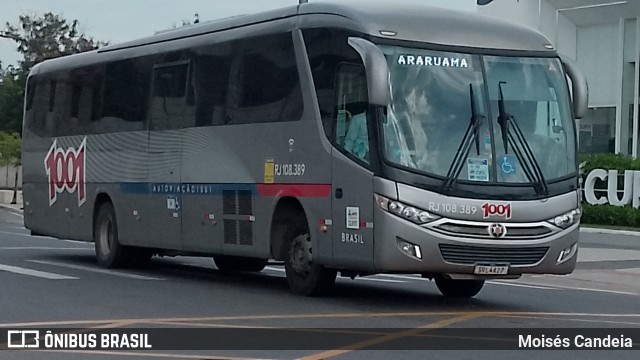 Auto Viação 1001 RJ 108.389 na cidade de Niterói, Rio de Janeiro, Brasil, por Moisés Candeia. Número da foto: #13156968.