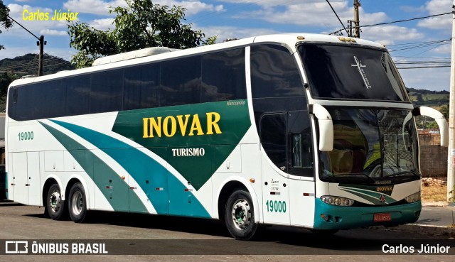 Expresso Inovar Turismo e Transportes 19000 na cidade de Trindade, Goiás, Brasil, por Carlos Júnior. Número da foto: #13156224.