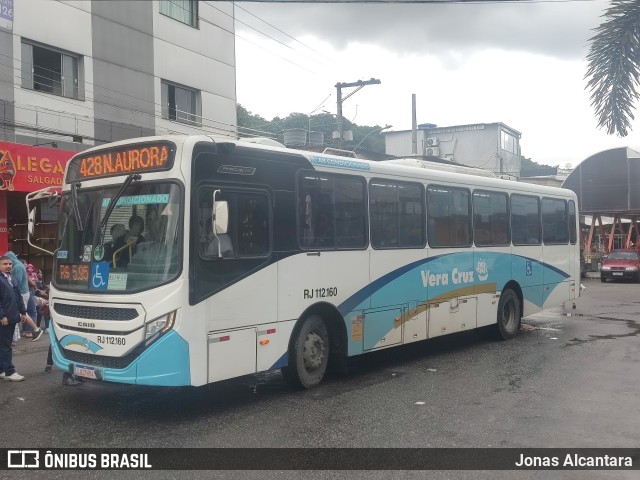 Auto Viação Vera Cruz - Belford Roxo RJ 112.160 na cidade de Belford Roxo, Rio de Janeiro, Brasil, por Jonas Alcantara. Número da foto: #13156236.