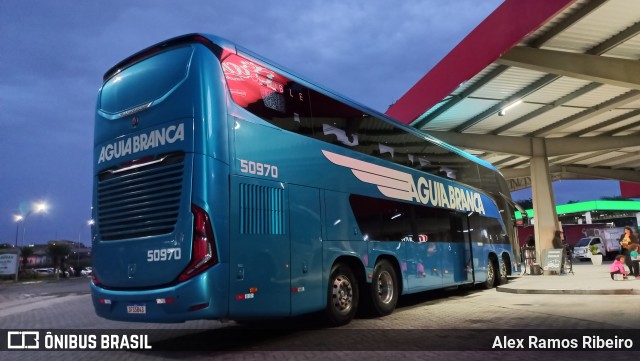 Viação Águia Branca 50970 na cidade de Guaratinguetá, São Paulo, Brasil, por Alex Ramos Ribeiro. Número da foto: #13156901.