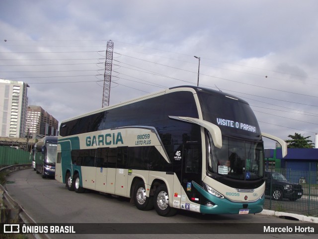 Viação Garcia 88059 na cidade de São Paulo, São Paulo, Brasil, por Marcelo Horta. Número da foto: #13154995.