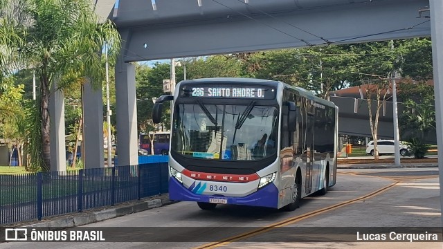 Next Mobilidade - ABC Sistema de Transporte 8340 na cidade de São Bernardo do Campo, São Paulo, Brasil, por Lucas Cerqueira. Número da foto: #13157060.
