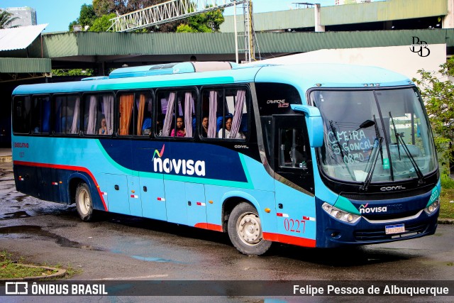 Novisa Transportes Rodoviários e Serviços 0227 na cidade de Salvador, Bahia, Brasil, por Felipe Pessoa de Albuquerque. Número da foto: #13154918.