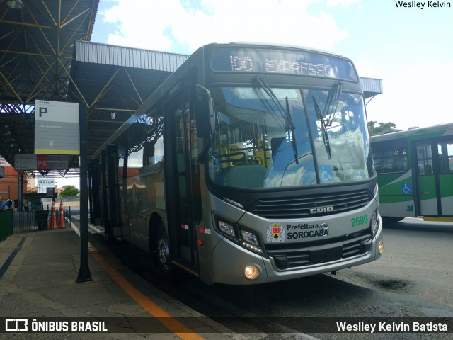 City Transporte Urbano Intermodal Sorocaba 2699 na cidade de Sorocaba, São Paulo, Brasil, por Weslley Kelvin Batista. Número da foto: #13154391.