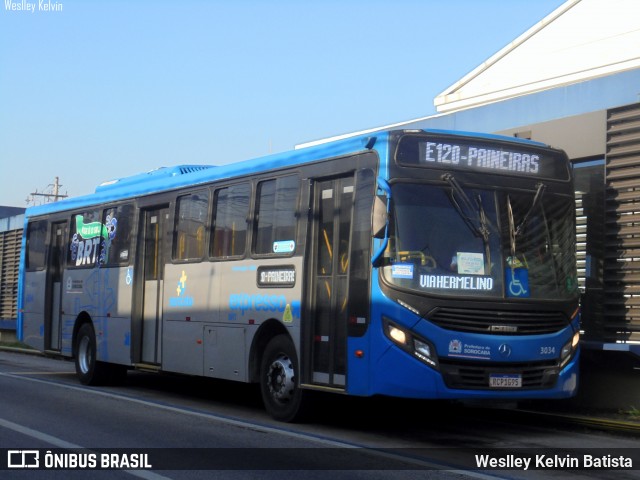 BRT Sorocaba Concessionária de Serviços Públicos SPE S/A 3034 na cidade de Sorocaba, São Paulo, Brasil, por Weslley Kelvin Batista. Número da foto: #13154393.