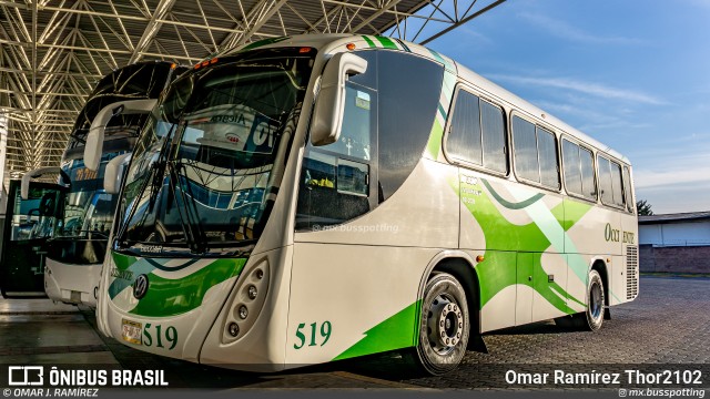 AdeO - Autobuses de Occidente 519 na cidade de Morelia, Michoacán, México, por Omar Ramírez Thor2102. Número da foto: #13155279.
