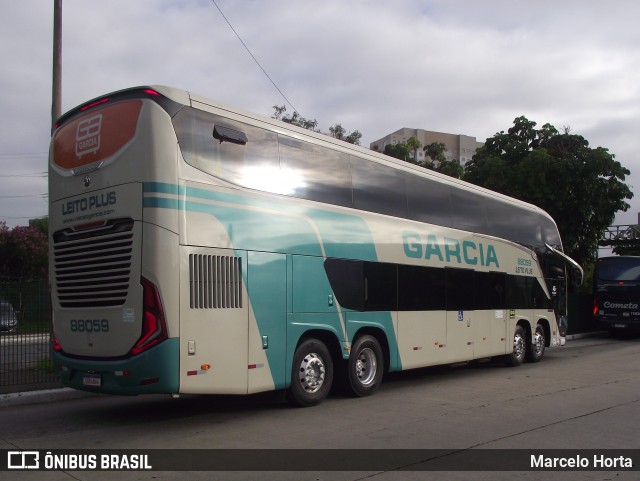 Viação Garcia 88059 na cidade de São Paulo, São Paulo, Brasil, por Marcelo Horta. Número da foto: #13155006.