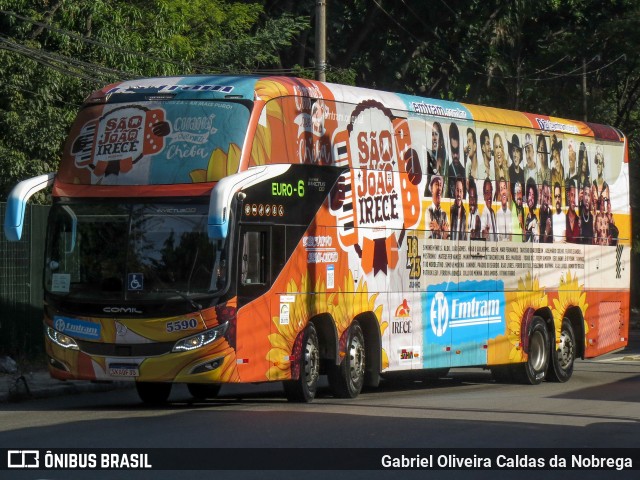 Emtram 5590 na cidade de São Paulo, São Paulo, Brasil, por Gabriel Oliveira Caldas da Nobrega. Número da foto: #13160029.