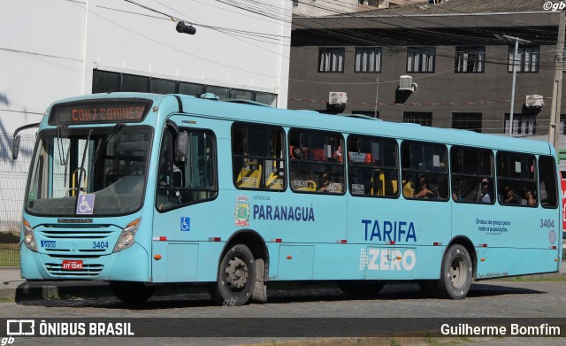 Viação Rocio 3404 na cidade de Paranaguá, Paraná, Brasil, por Guilherme Bomfim. Número da foto: #13157380.