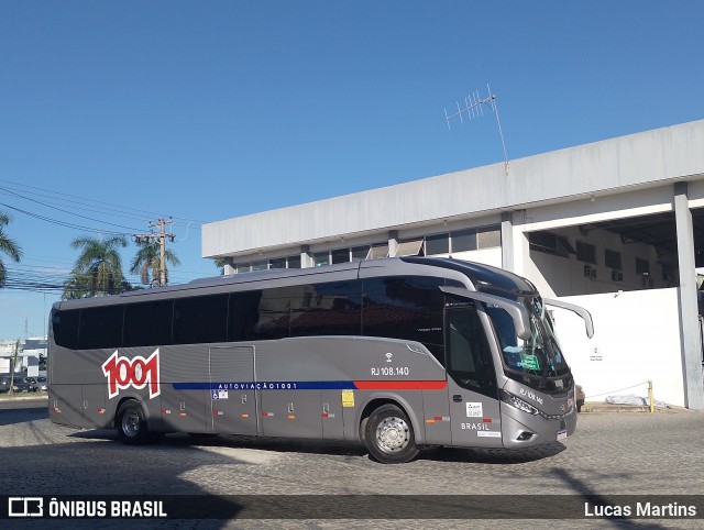 Auto Viação 1001 RJ 108.140 na cidade de Campos dos Goytacazes, Rio de Janeiro, Brasil, por Lucas Martins. Número da foto: #13158262.