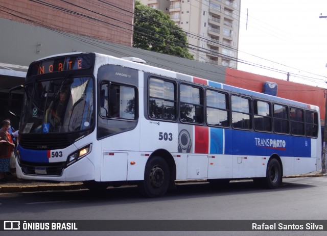 Transporto Transportes Coletivos Porto Ferreira 503 na cidade de Porto Ferreira, São Paulo, Brasil, por Rafael Santos Silva. Número da foto: #13160915.