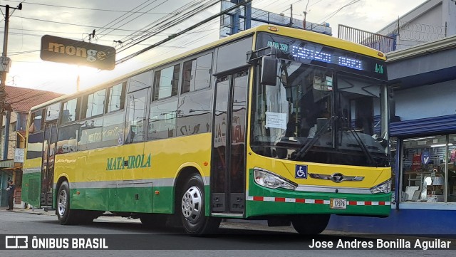 Autotransportes Mata Irola A16 na cidade de Paraíso, Cartago, Costa Rica, por Jose Andres Bonilla Aguilar. Número da foto: #13157698.