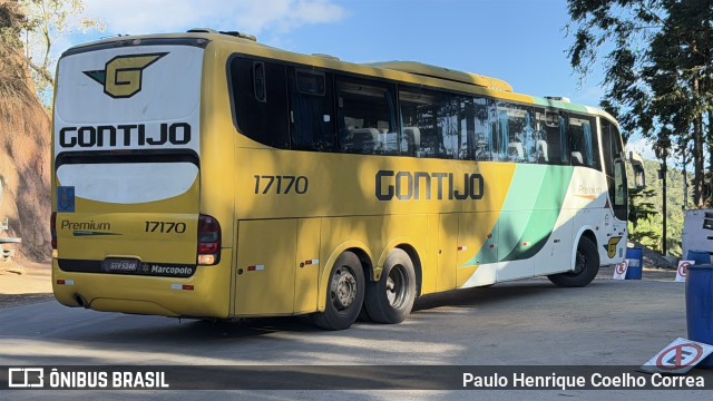 Empresa Gontijo de Transportes 17170 na cidade de São Pedro do Suaçuí, Minas Gerais, Brasil, por Paulo Henrique Coelho Correa. Número da foto: #13157746.