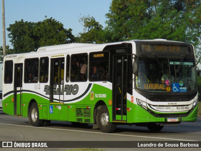 Expresso Real Rio RJ 133.060 na cidade de Rio de Janeiro, Rio de Janeiro, Brasil, por Leandro de Sousa Barbosa. Número da foto: #13160633.