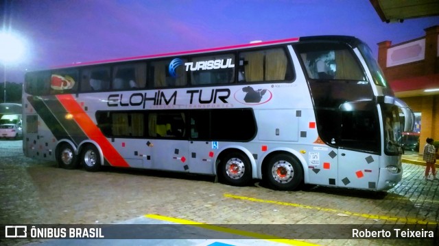 Elohim Tur Viagens e Transportes 4128 na cidade de Jundiaí, São Paulo, Brasil, por Roberto Teixeira. Número da foto: #13159439.