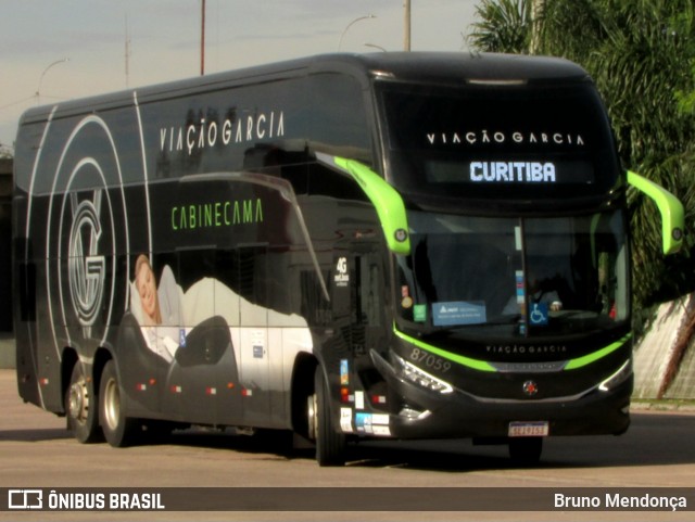 Viação Garcia 87059 na cidade de Curitiba, Paraná, Brasil, por Bruno Mendonça. Número da foto: #13158749.