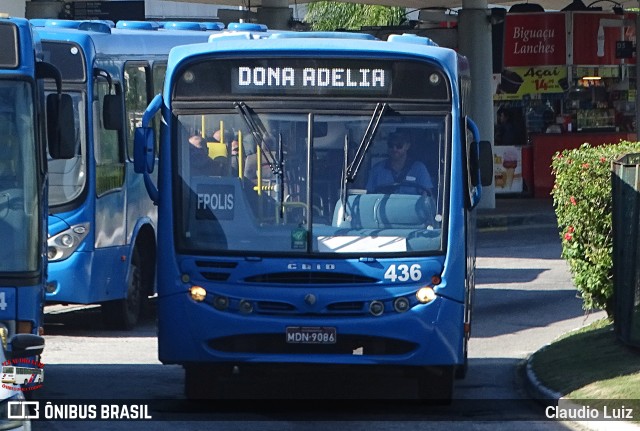Biguaçu Transportes Coletivos Administração e Participação 436 na cidade de Florianópolis, Santa Catarina, Brasil, por Claudio Luiz. Número da foto: #13159419.