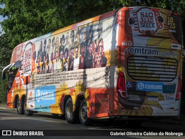 Emtram 5590 na cidade de São Paulo, São Paulo, Brasil, por Gabriel Oliveira Caldas da Nobrega. Número da foto: #13160031.