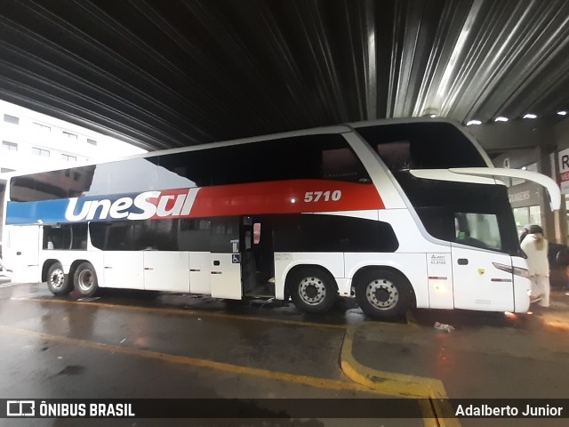 Unesul de Transportes 5710 na cidade de Erechim, Rio Grande do Sul, Brasil, por Adalberto Junior. Número da foto: #13159622.