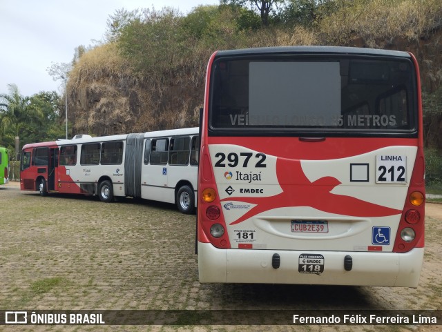 Itajaí Transportes Coletivos 2972 na cidade de Campinas, São Paulo, Brasil, por Fernando Félix Ferreira Lima. Número da foto: #13159597.