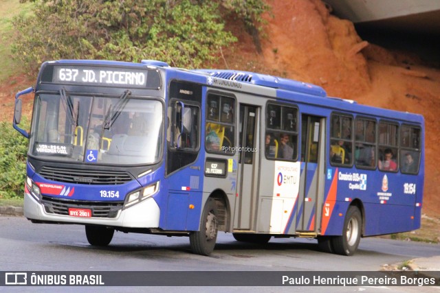 Transportes Capellini 19.154 na cidade de Campinas, São Paulo, Brasil, por Paulo Henrique Pereira Borges. Número da foto: #13160149.