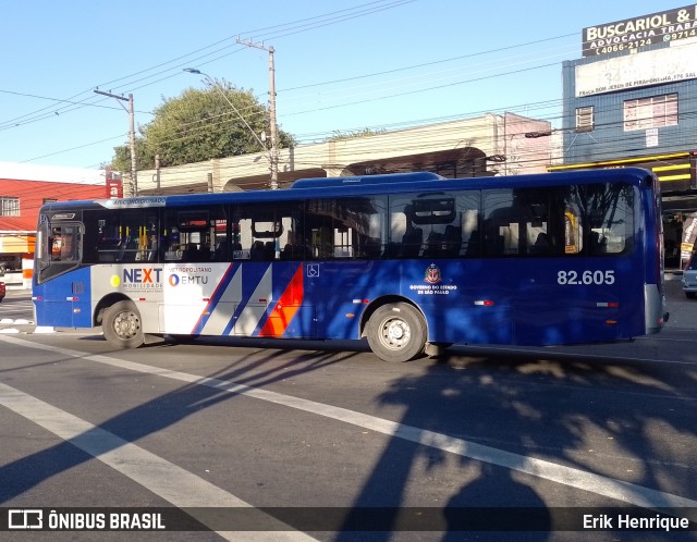 Next Mobilidade - ABC Sistema de Transporte 82.605 na cidade de Diadema, São Paulo, Brasil, por Erik Henrique. Número da foto: #13157483.