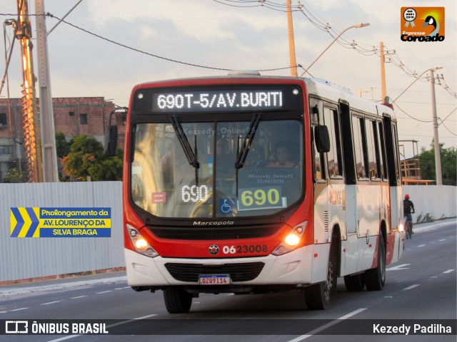 Expresso Coroado 0623008 na cidade de Manaus, Amazonas, Brasil, por Kezedy Padilha. Número da foto: #13160987.