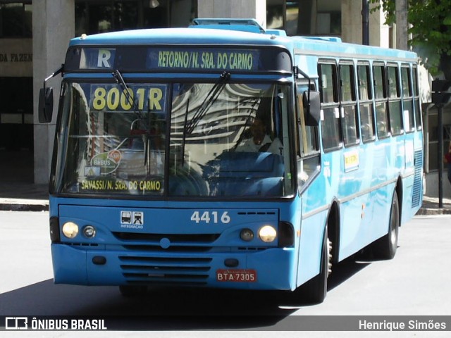Viasul Transportes Coletivos 4416 na cidade de Belo Horizonte, Minas Gerais, Brasil, por Henrique Simões. Número da foto: #13160008.