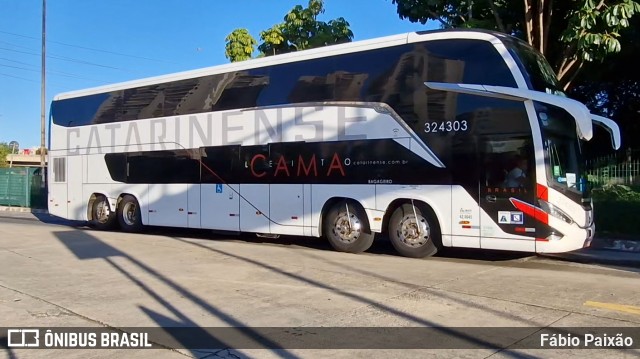 Auto Viação Catarinense 324303 na cidade de São Paulo, São Paulo, Brasil, por Fábio Paixão. Número da foto: #13159615.