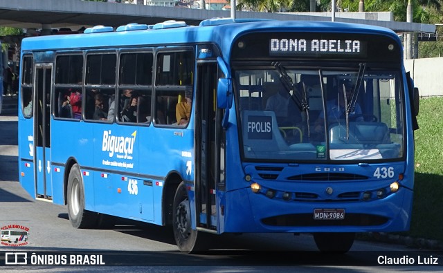 Biguaçu Transportes Coletivos Administração e Participação 436 na cidade de Florianópolis, Santa Catarina, Brasil, por Claudio Luiz. Número da foto: #13159429.