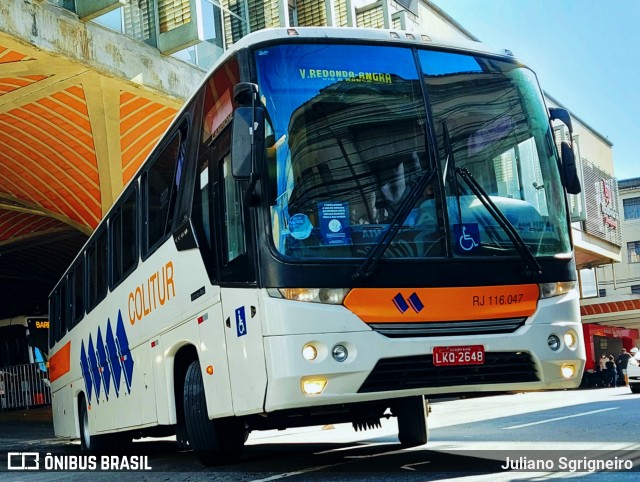 Colitur Transportes Rodoviários RJ 116.047 na cidade de Barra Mansa, Rio de Janeiro, Brasil, por Juliano Sgrigneiro. Número da foto: #13160324.
