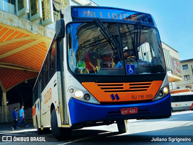 Colitur Transportes Rodoviários RJ 116.069 na cidade de Barra Mansa, Rio de Janeiro, Brasil, por Juliano Sgrigneiro. Número da foto: #13160376.