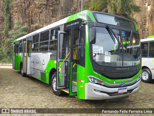 VB Transportes e Turismo 3422 na cidade de Campinas, São Paulo, Brasil, por Fernando Félix Ferreira Lima. Número da foto: #13158868.