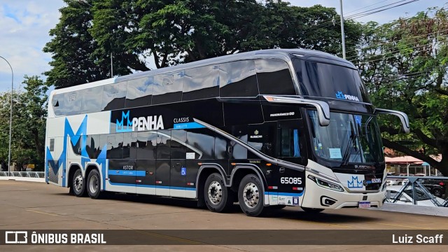 Empresa de Ônibus Nossa Senhora da Penha 65085 na cidade de Maringá, Paraná, Brasil, por Luiz Scaff. Número da foto: #13158763.