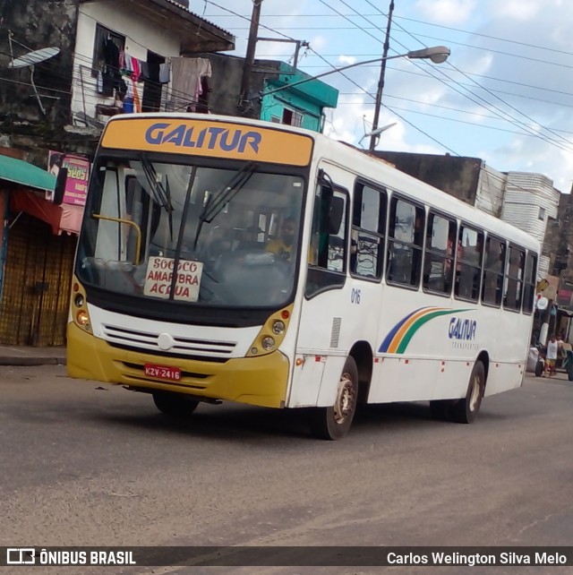 Galitur 016 na cidade de Ananindeua, Pará, Brasil, por Carlos Welington Silva Melo. Número da foto: #13158246.