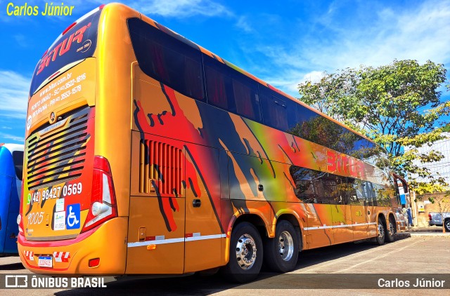 Bitur Transporte Coletivo e Turismo 9005 na cidade de Trindade, Goiás, Brasil, por Carlos Júnior. Número da foto: #13158972.