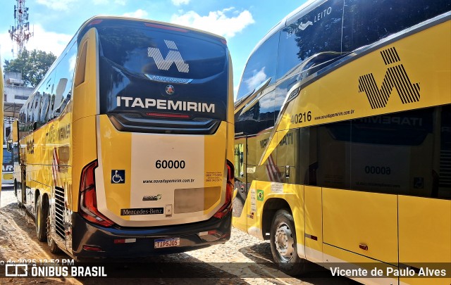 Viação Nova Itapemirim 60000 na cidade de Belo Horizonte, Minas Gerais, Brasil, por Vicente de Paulo Alves. Número da foto: #13158288.